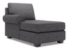 Sofa Lab Roll LAF Chaise - Luxury Charcoal 
