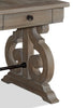 Tinley Park 22" Traditional End Table with Storage - Grey-Brown Pine with Scroll Design Base|Table de bout traditionnelle Tinley Park de 22 po avec rangement - pin gris-brun avec base à volutes