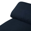 Eclipse Linen-Look Fabric Modular Loveseat - Navy 