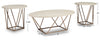 Tarica 3-Piece Coffee and Two End Tables Package 