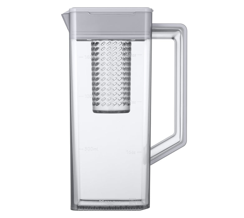 Samsung 33\" 24.5 Cu. Ft. French-Door with Beverage Center™ &AutoFillWaterPitcher Refrigerator - Black Stainless Steel - RF25C5551SG/AA