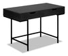 Butler 47.25\" Office Desk with 2-Drawers - Black