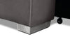 Drake Faux Suede Chair with Pull-Out Ottoman - Cement 