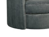 Midi Chenille Swivel Cuddler Chair - Plush Thunder 