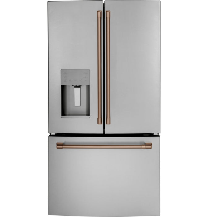 Cafe 3-Piece Handle Kit for French-Door Refrigerator in Brushed Copper - CXMB3H3PNCU