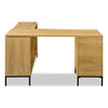 Sean L-Shaped Desk - Oak 