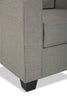 Sawyer Linen-Look Fabric Chair - Light Grey 