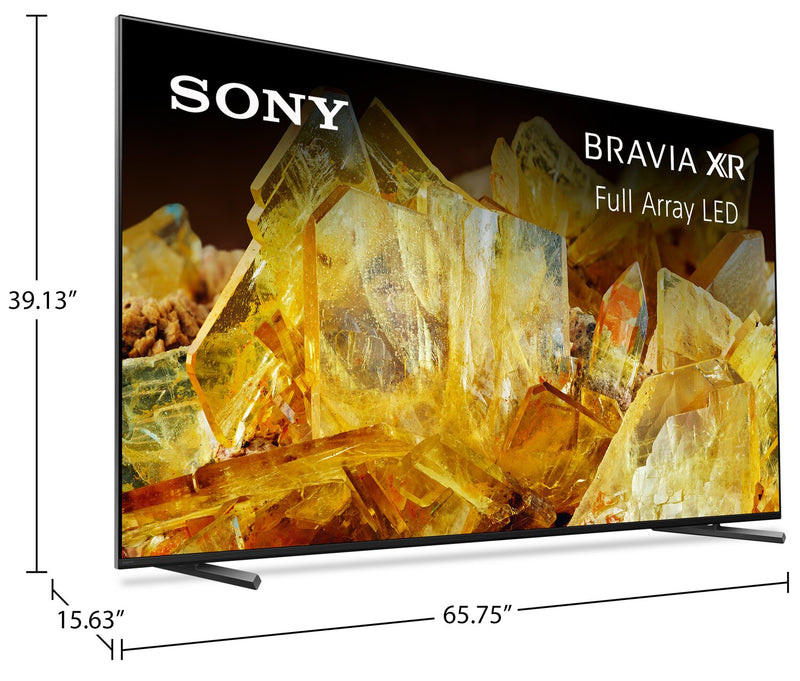 SONY 75\" Bravia XR Full Array LED 4K UHD HDR IMAX® Enhanced XR Motionflow 120Hz Exclusive Features for PlayStation®5 Google TV (XR75X90L)