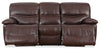 Franco Genuine Leather Power Reclining Sofa - Brown 