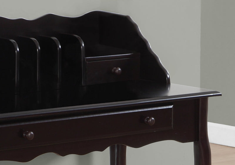 Samantha 36\" Queen Anne-Style Office Desk - Dark Cherry