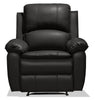 Chandler Leath-Aire Power Recliner - Grey 