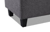 Kai 3-Piece Storage Ottomans - Contemporary style Ottoman in Grey Medium Density Fibreboard (MDF)