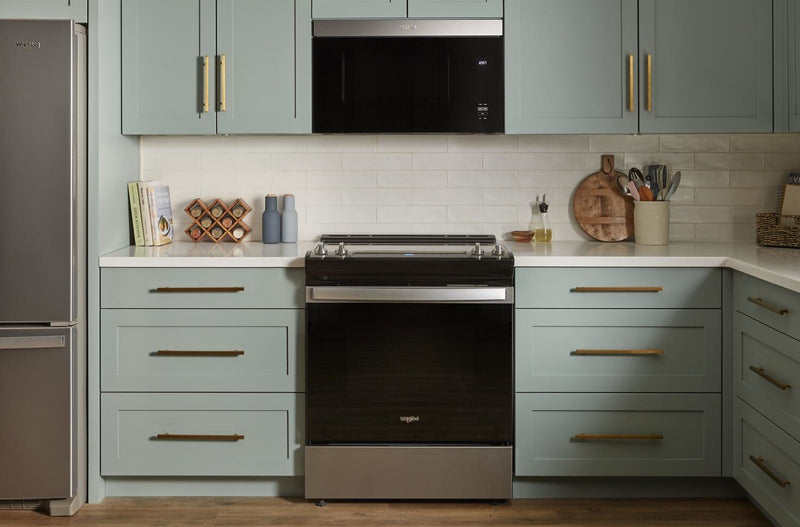 Whirlpool 1.1 Cu. Ft. Flush Over-the-Range Microwave with 900 Watts Cooking - Fingerprint Resistant Stainless Steel - YWMMF5930PZ
