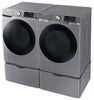 Samsung 5.2 Cu. Ft. Front-Load Washer and 7.5 Cu. Ft. Electric Dryer - Platinum 