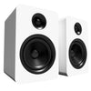 Kanto YU Passive 5.25" Bookshelf Speakers with 1" Silk Dome Tweeter - White 