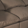 Eclipse 6-Piece Linen-Look Fabric Modular Sectional with 2 Ottomans - Slate 