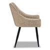 Eliot Dining Chair - Taupe - Contemporary style Dining Chair in Taupe Metal