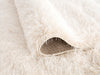 Harlow Beige Shag Area Rug - 7'9" x 9'5" 