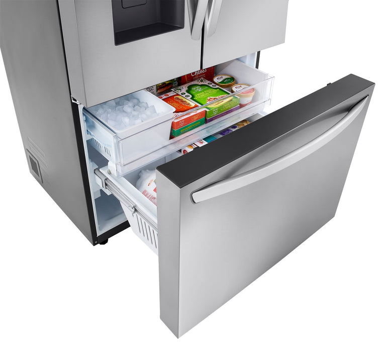 LG 36\" 31 Cu. Ft. French-Door Standard-Depth MAX™ Refrigerator - Smudge Proof Stainless Steel - LRFXS3106S