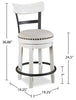 Otis Counter-Height Swivel Stool - White 
