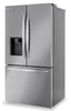 LG 36" 31 Cu. Ft. French-Door Standard-Depth MAX™ Refrigerator - Smudge Proof Stainless Steel - LRFX… | Réfrigérateur LG de 31 pi³ et de 36 po à portes françaises de profondeur standard MAXMC - acier inox…