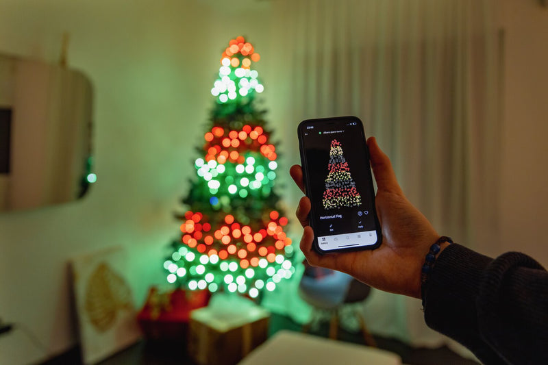 Twinkly 7.5’ App-Controlled Pre-Lit Christmas Tree with LED Lights - TWT400SPP-BUS