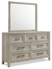 Lara Bedroom 7-Drawer Dresser, 60.6"W x 38"H - Antique Grey | Commode Lara de 60,6 po (L) x 38 po (H) à 7 tiroirs pour la chambre à coucher - gris antique