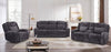 Atlantis 90" Fabric Zero Gravity Power Reclining Sofa - Dark Grey  | Sofa à inclinaison électrique Atlantis de 90 po en tissu avec position zéro gravité - gris foncé