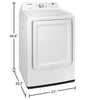 Samsung 7.2 Cu. Ft. Electric Dryer with Sensor Dry - DVE45T3200W/AC 