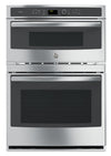 GE Profile 30" 6.7 Cu. Ft. Electric Wall Oven and Microwave with True European Convection - Stainless - PT7800SHSS