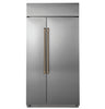 Cafe 2-Piece Handle Kit for Side-By-Side Refrigerator in Brushed Bronze – CXSS2H2PMBZ  