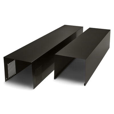 Whirlpool 30" Range Hood Chimney Extension Kit - EXTKIT18HV - Range Hood Ducting in Black Stainless Steel