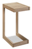 Orrie Chairside Table – Dark Taupe  - Modern style End Table in Taupe Medium Density Fibreboard (MDF)