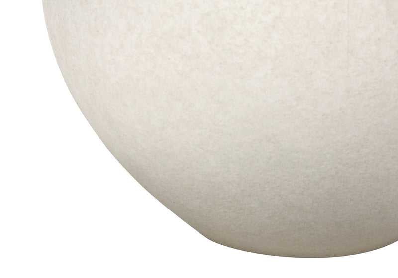 16\" Cream Ceramic with Empire Shade Table Lamp