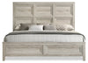 Lara 6pc Bedroom Set with Bed, Dresser, Mirror & Nightstand, Antique Grey - King Size | Ensemble de chambre à coucher Lara 6 pièces avec lit, commode, miroir et table de nuit, gris antique - format très grand lit