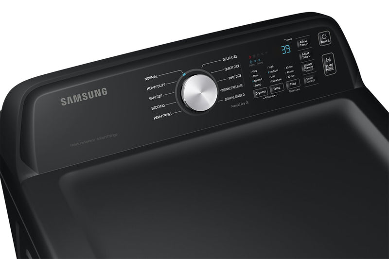Samsung 7.4 Cu. Ft. Electric Dryer - Black Stainless Steel - DVE47CG3500VAC