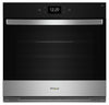 Whirlpool 27" 4.3 Cu. Ft. Electric Single Wall Oven with True Convection - Fingerprint Resistant Sta… | Four mural simple électrique Whirlpool de 4,3 pi³ et de 27 po avec convection véritable - acier inox…