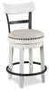 Otis Counter-Height Swivel Stool - White 