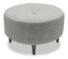 Sofa Lab The Curve Ottoman - Platinum 