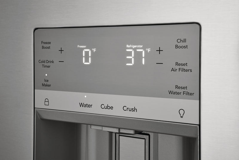 Frigidaire Gallery 36\" 27.8 Cu. Ft. Standard-Depth French-Door Refrigerator - Smudge-Proof® Stainless Steel - GRFS2853AF