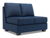 Sofa Lab Roll Armless Loveseat - Pax Navy 