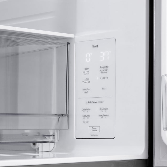 LG 36\" 29 Cu. Ft. French-Door Refrigerator - Smudge Proof Stainless Steel - LF29S8330S