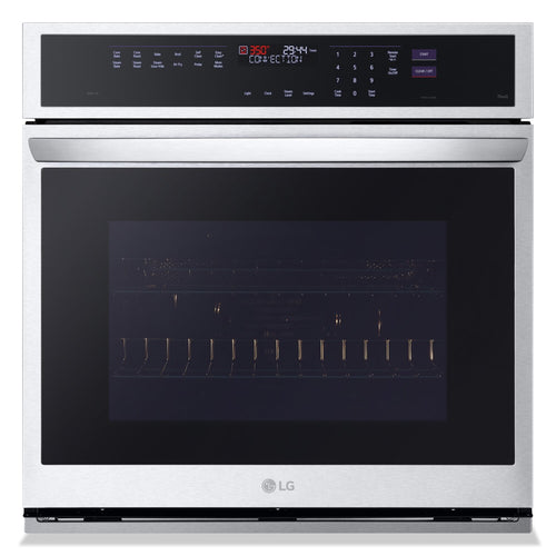 LG 30" 4.7 Cu. Ft. Electric Wall Oven with Fan Convection - Smudge Proof Stainless Steel - WSEP4727F 