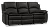 Chandler Leath-Aire Reclining Sofa - Grey  