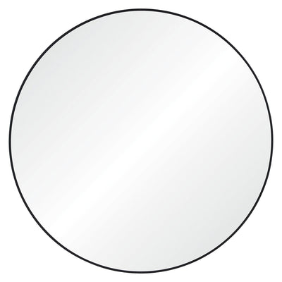 Round Black Mirror - 40" x 40"  