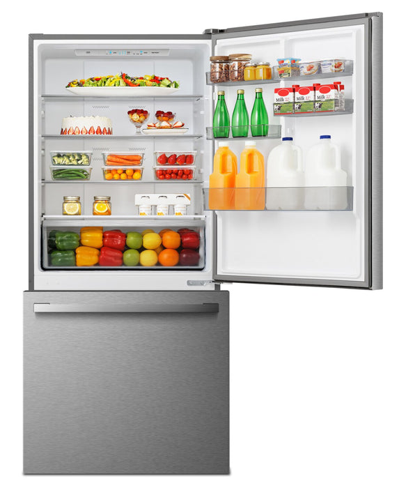 Hisense 31\" 17 Cu. Ft. Bottom-Mount Refrigerator - Titanium - RB17A2CSE