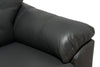 Addison Leath-Aire Loveseat - Grey 