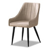 Eliot Dining Chair - Taupe - Contemporary style Dining Chair in Taupe Metal