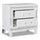 Max Bedside 2-Drawer Nightstand, 30"W x 30"H, Glam - White