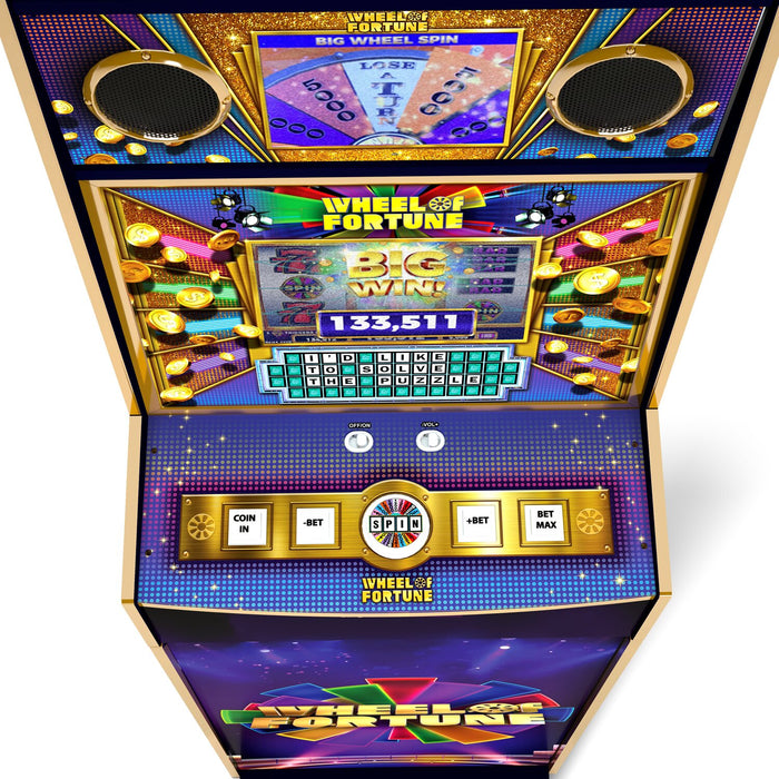 Arcade1Up Wheel of Fortune Casinocade Deluxe Arcade Game Cabinet